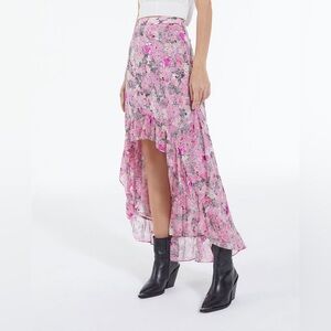 The Kooples Flowing Long Skirt With Floral Print | Size EU 2 (Fits like US XS)